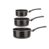 Casserole noire en aluminium x3