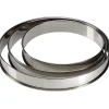 Cercle à pâtisserie en inox x3