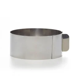 Cercle à pâtisserie extensible inox
