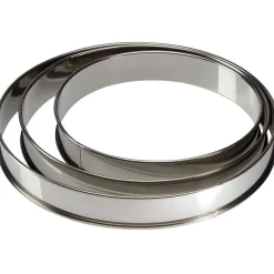 Cercle à tarte Ø20, 24 et 28 cm x3