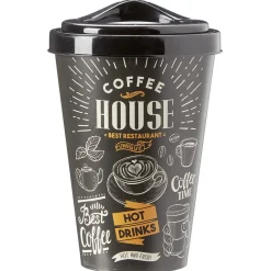 Coffee cup mug avec couvercle 400 ml