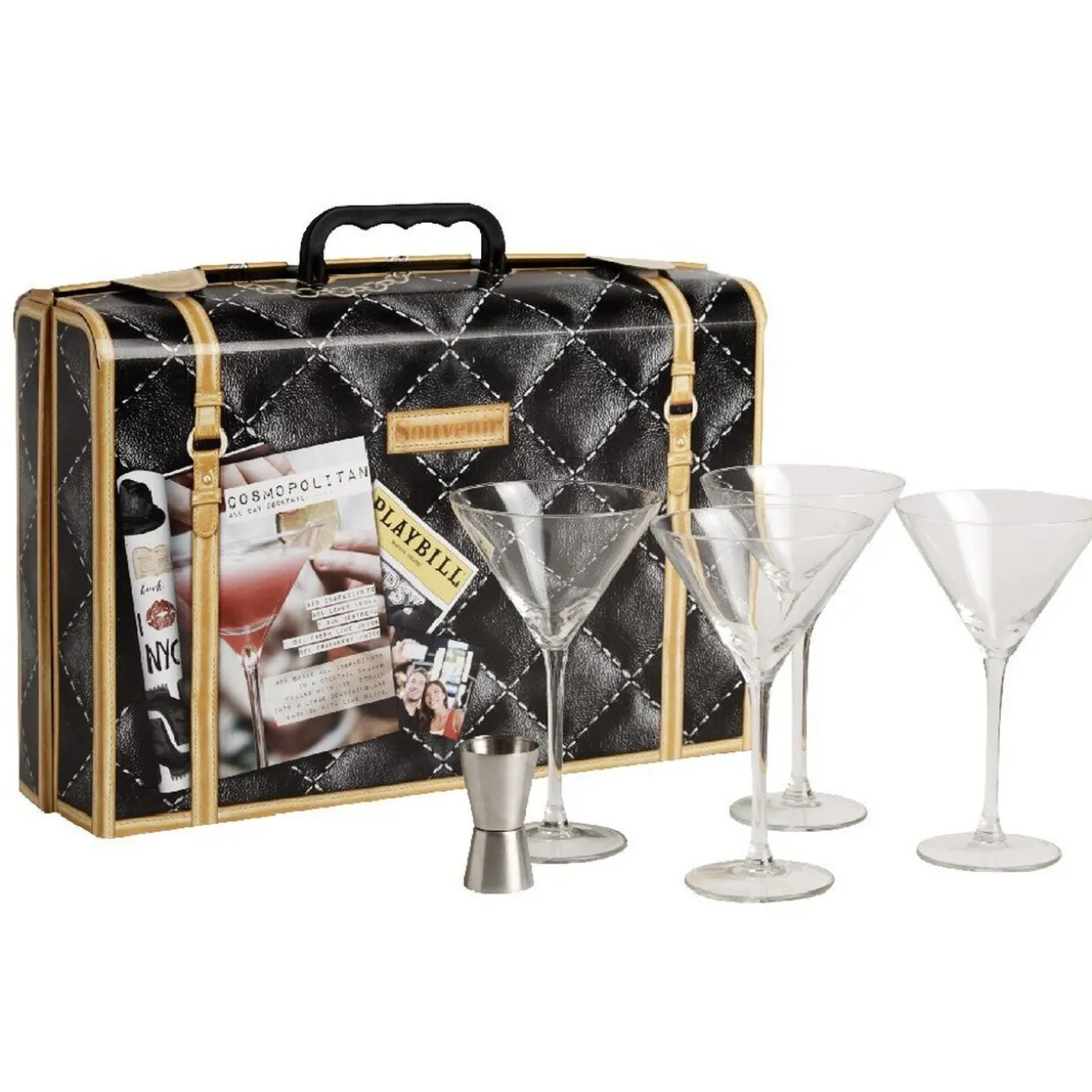 Coffret verre martini X4