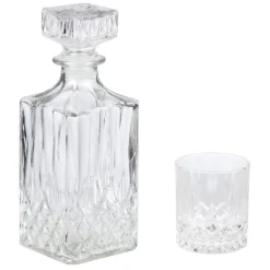 Coffret whisky carafe et verre 5 pièces