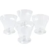 Coupe à glace plastique transparente x4