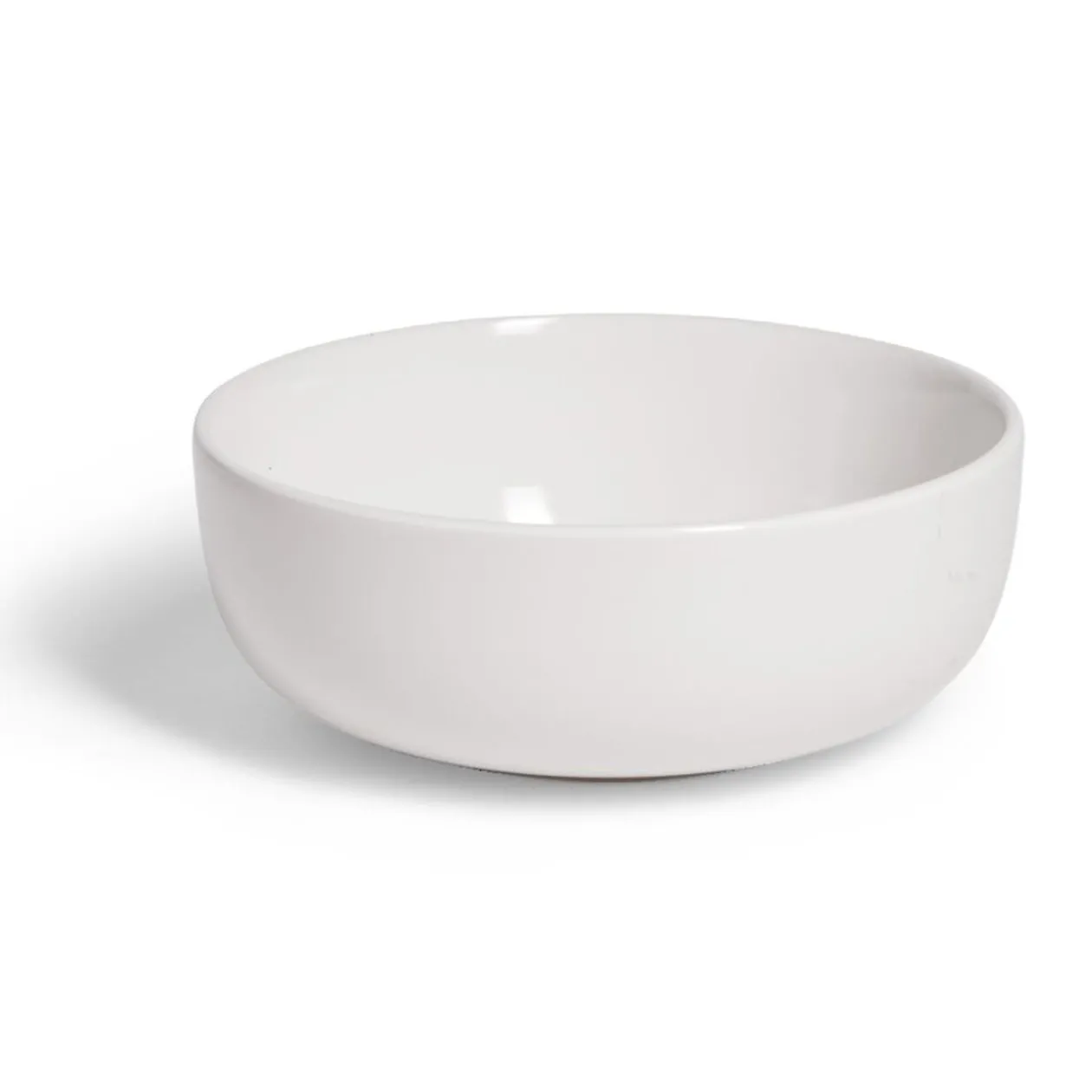 Coupelle en grès Oslo blanc Ø15xH6cm