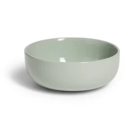 Coupelle en grès Oslo vert Ø15xH6cm