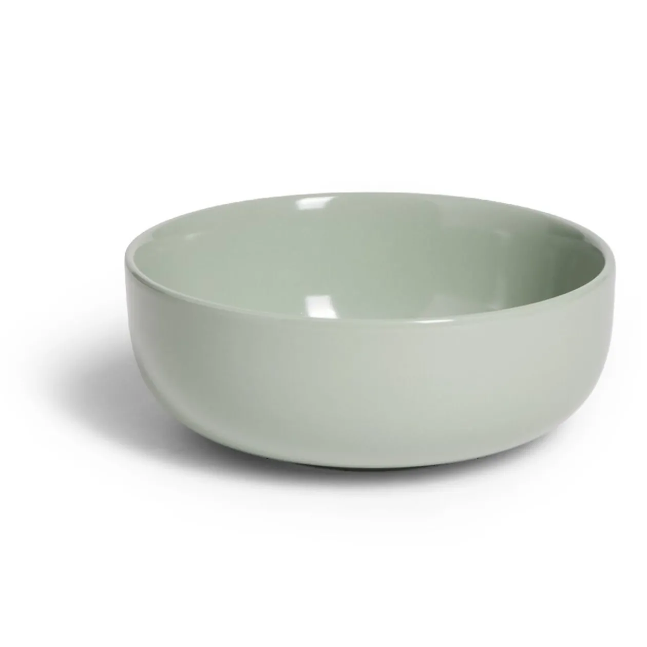 Coupelle en grès Oslo vert Ø15xH6cm