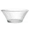 Coupelle en verre strié vert H5,4cm