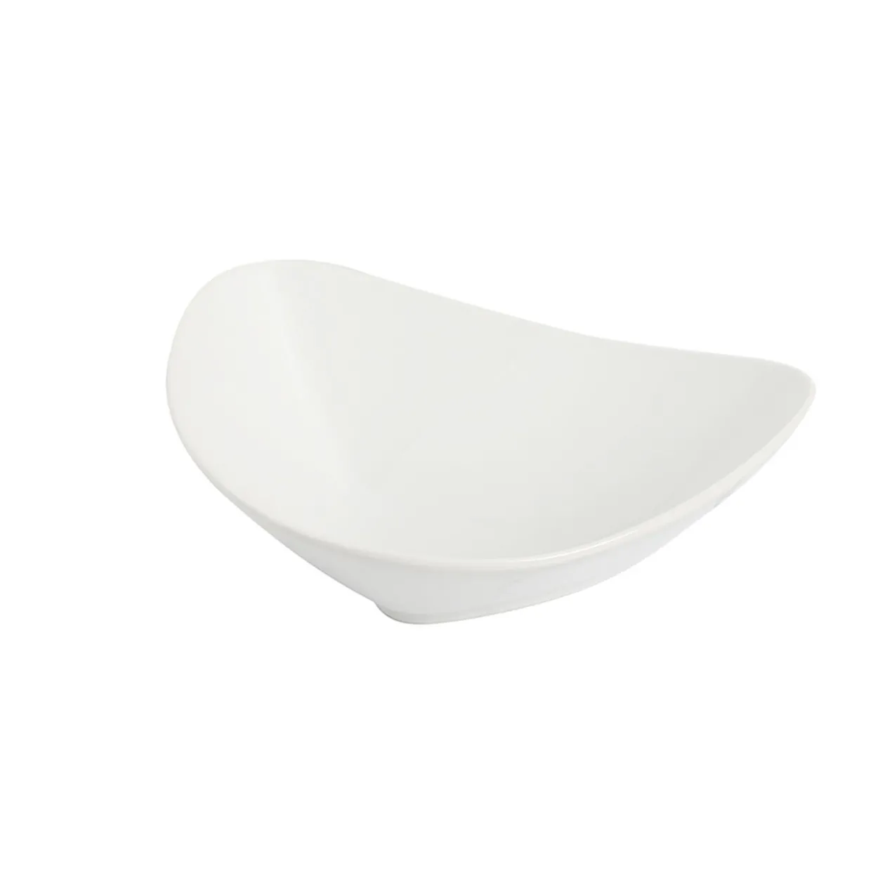 Coupelle forme galet blanc