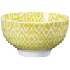 Coupelle porcelaine décor géométrique