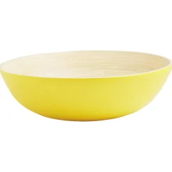 Coupelle ronde en bambou coloré Ø20 cm