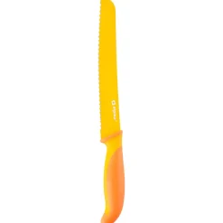 Couteau à pain jaune en inox