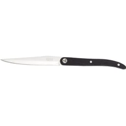 Couteau à steak inox Laguiole noir ou naturel