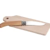 Couteau à virole marron inox&hêtre
