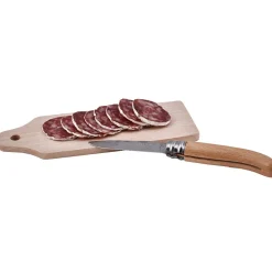 Couteau à virole marron inox&hêtre