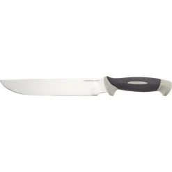Couteau de boucher en inox avec manche bi matière