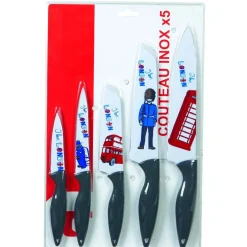 Couteau de cuisine London ou New York x5
