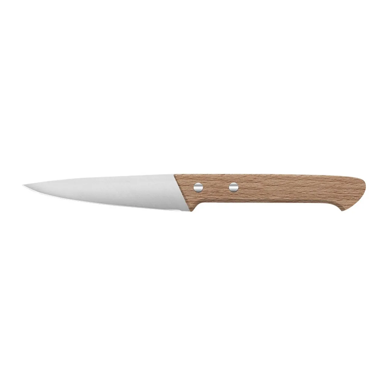 Couteau d'office en inox manche hêtre