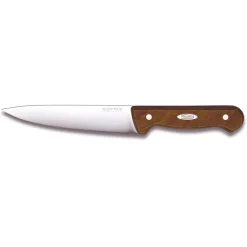 Couteau du chef inox pleine soie manche bois backelisé