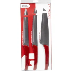 Couteau en inox x3
