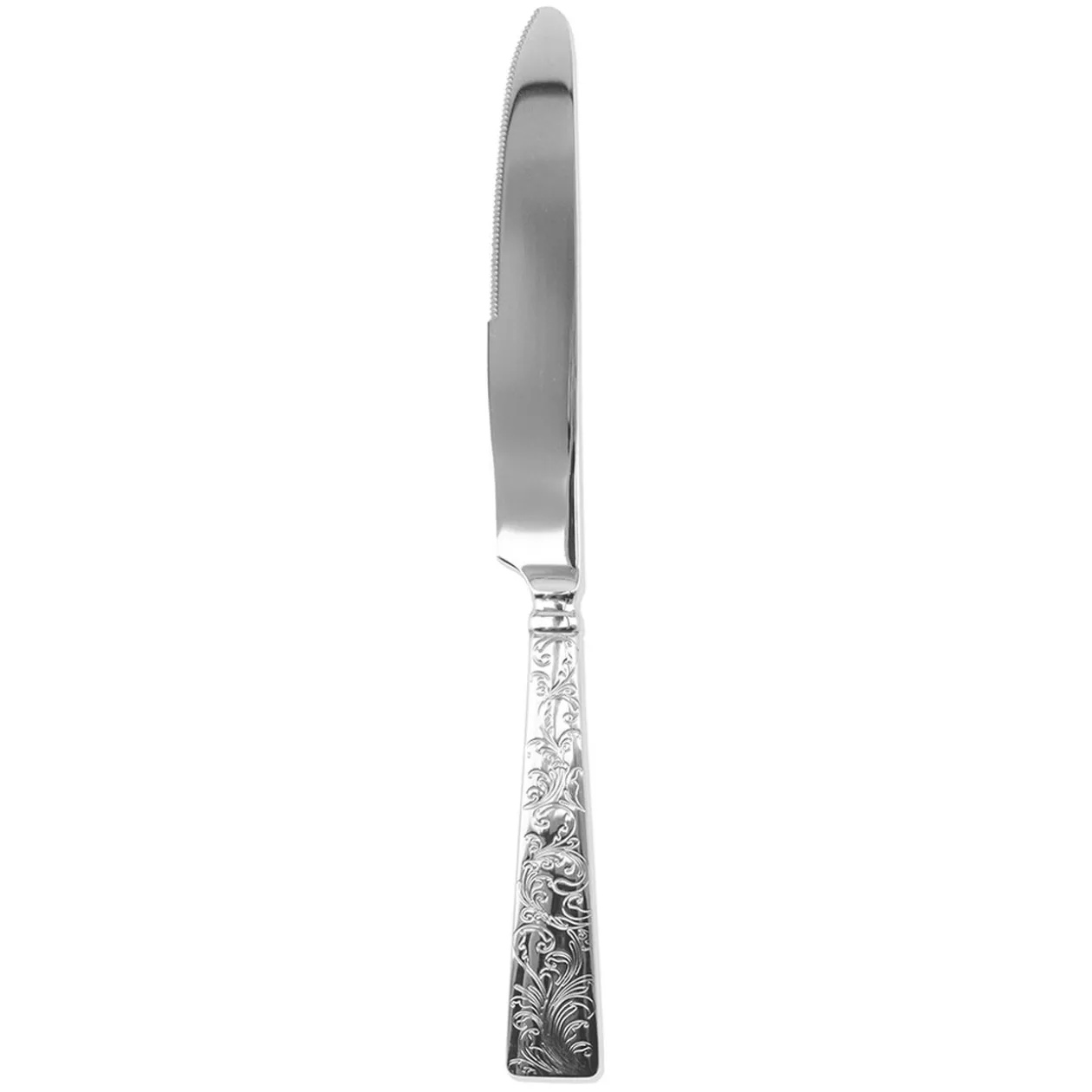 Couteau inox design arabesque