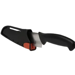 Couteau santoku avec étui aiguiseur L. 23 cm