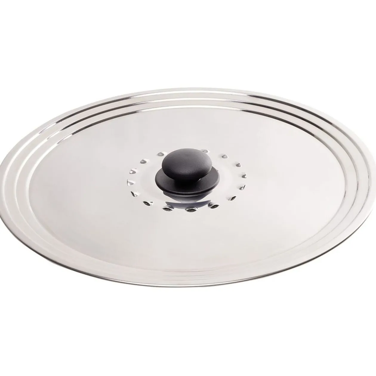 Couvercle anti éclaboussures en inox Ø32 cm