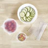Couvercle extensible en silicone transparent x3