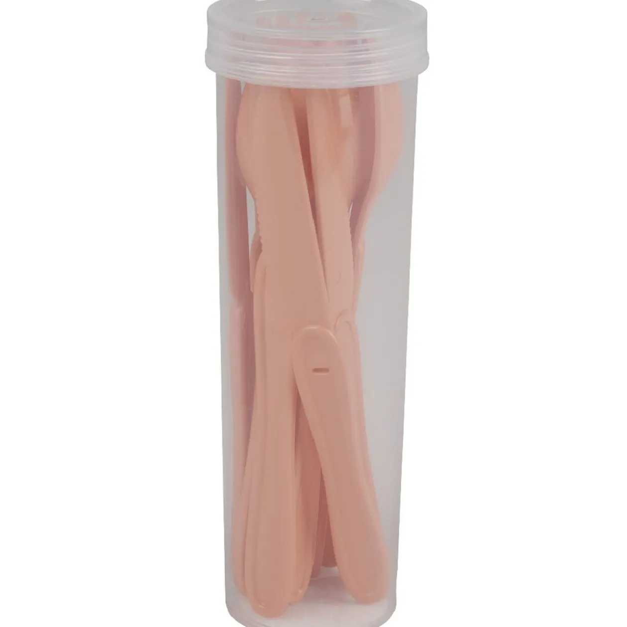 Couvert en plastique couleur unie x 12