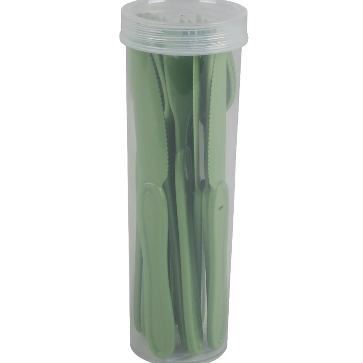 Couvert en plastique couleur unie x 12