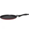 Crépière en aluminium forgé rouge ø 28 cm