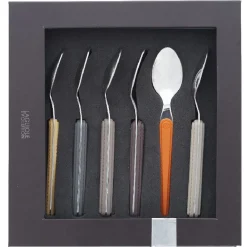 Cuillère à café multicolore x6 laguiole
