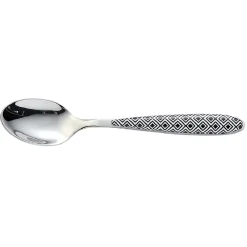 Cuillère à dessert Square noir et blanc