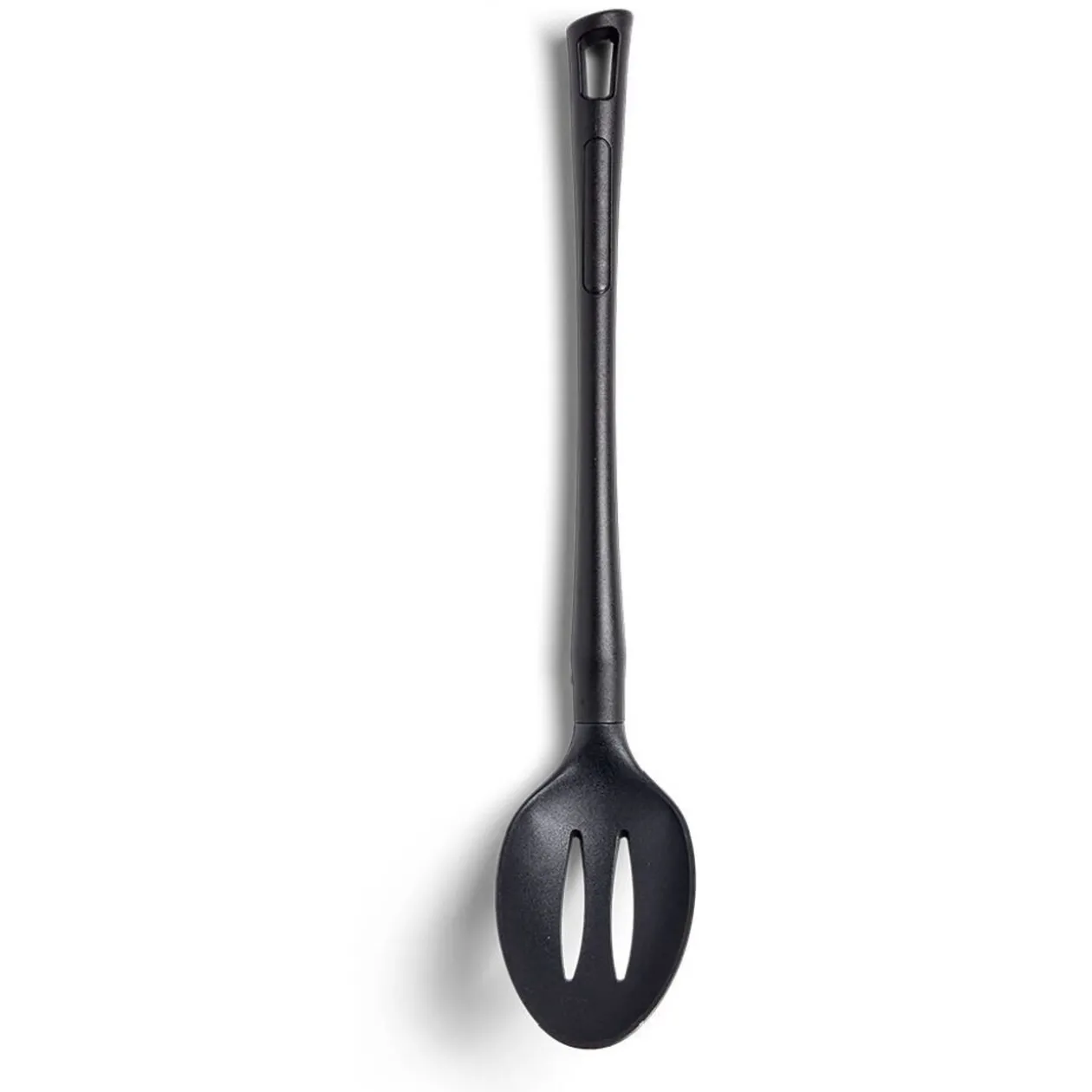 Cuillère à fente en plastique noir L.33,5cm