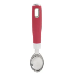 Cuillère à glace manche rouge