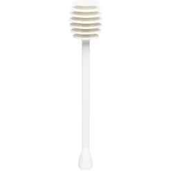 Cuillère à miel en plastique blanc