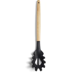 Cuillère à spaghetti en silicone avec manche en bois L.31cm
