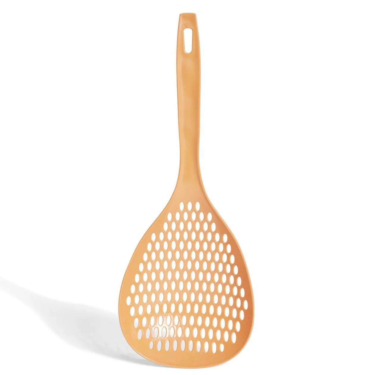 Cuillère écumoire plastique blanc ou orange