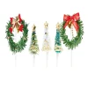 Décoration pour bûche de Noël x5