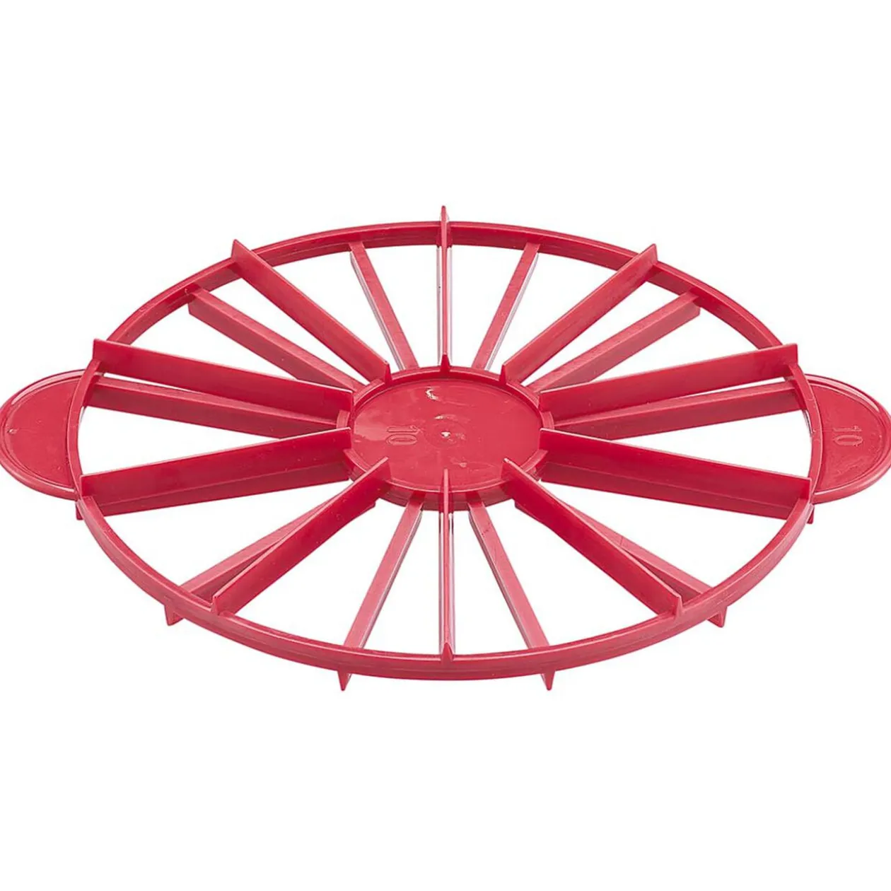 Découpe tarte soleil réversible rouge