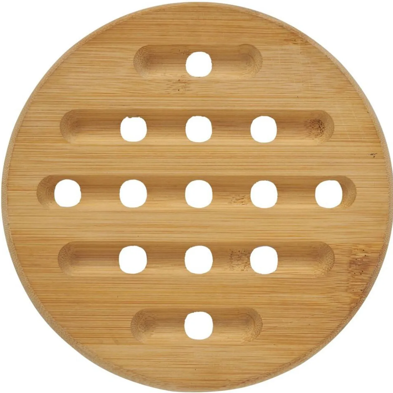 Dessous de plat en bambou ajouré Ø20cm