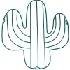Dessous de plat en forme de cactus vert ou noir