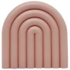 Dessous de plat forme arc-en-ciel uni 15x15cm