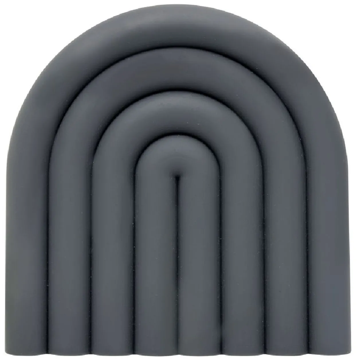 Dessous de plat forme arc-en-ciel uni 15x15cm
