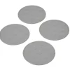 Dessous de verre gris x4