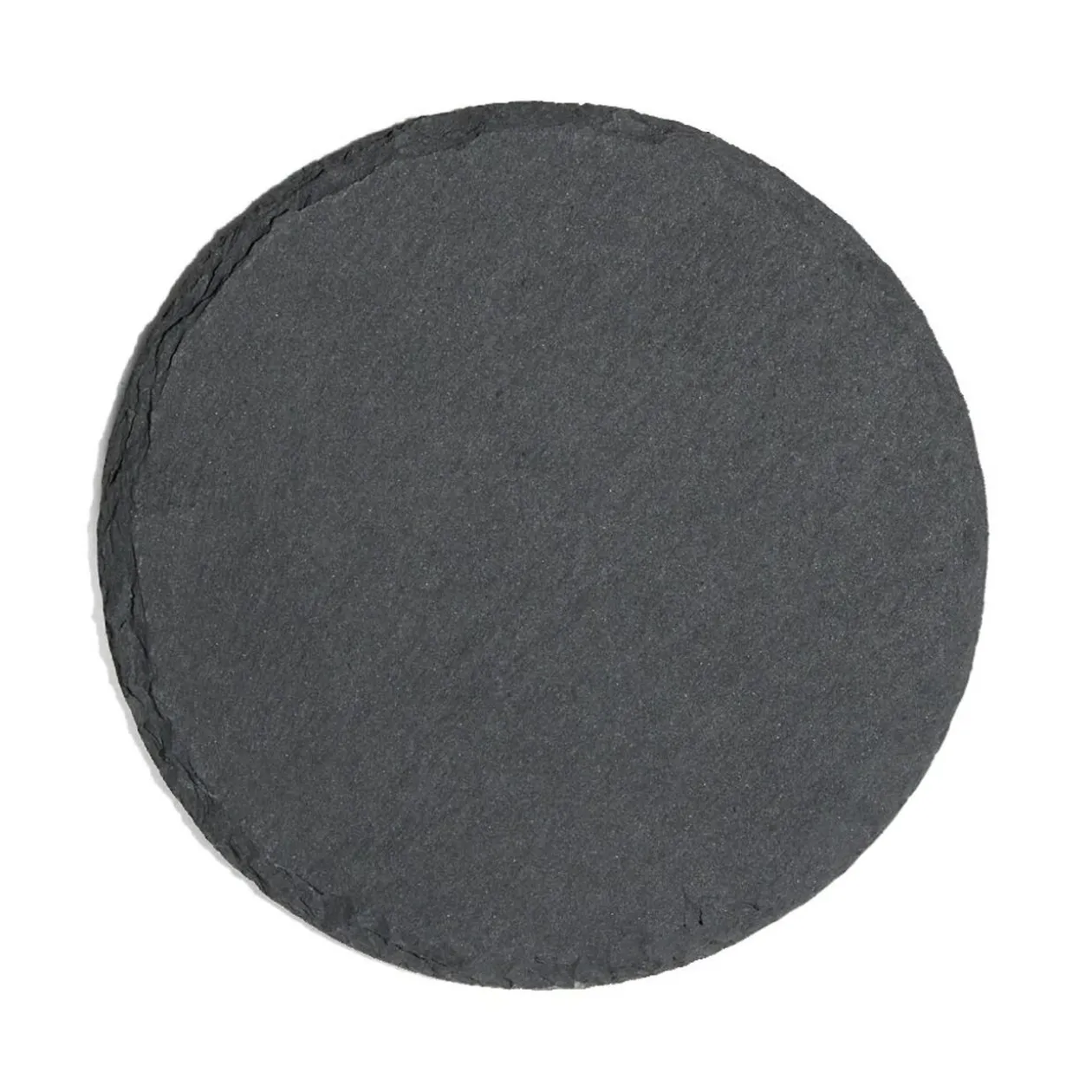 Dessous de verre rond en ardoise Ø10cm