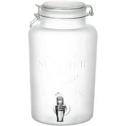 Distributeur de boisson effet givre en verre 5 L