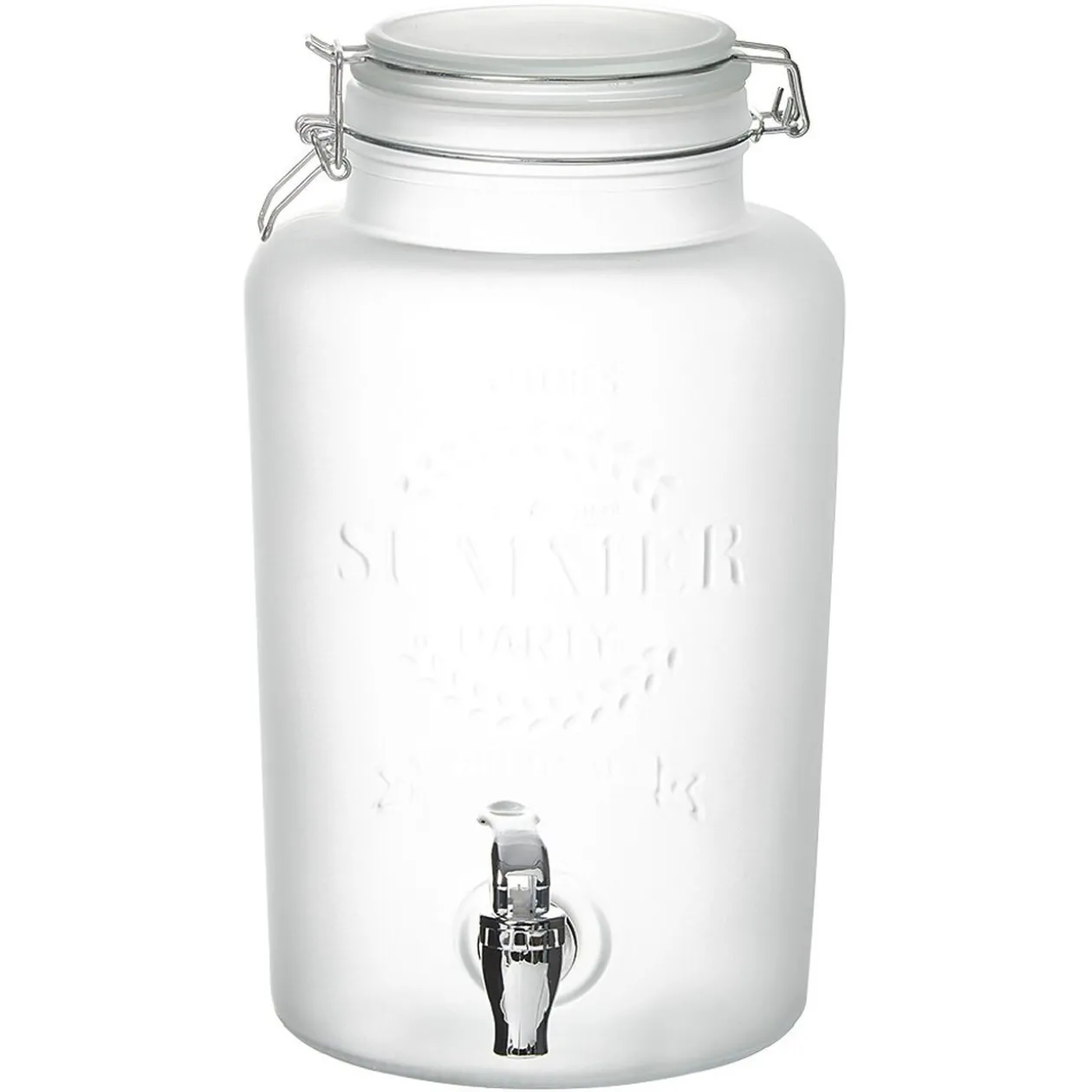 Distributeur de boisson effet givre en verre 5 L