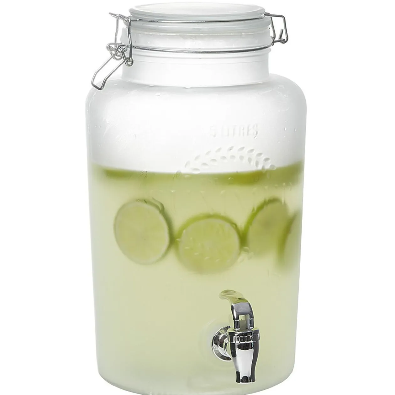 Distributeur de boisson effet givre en verre 5 L