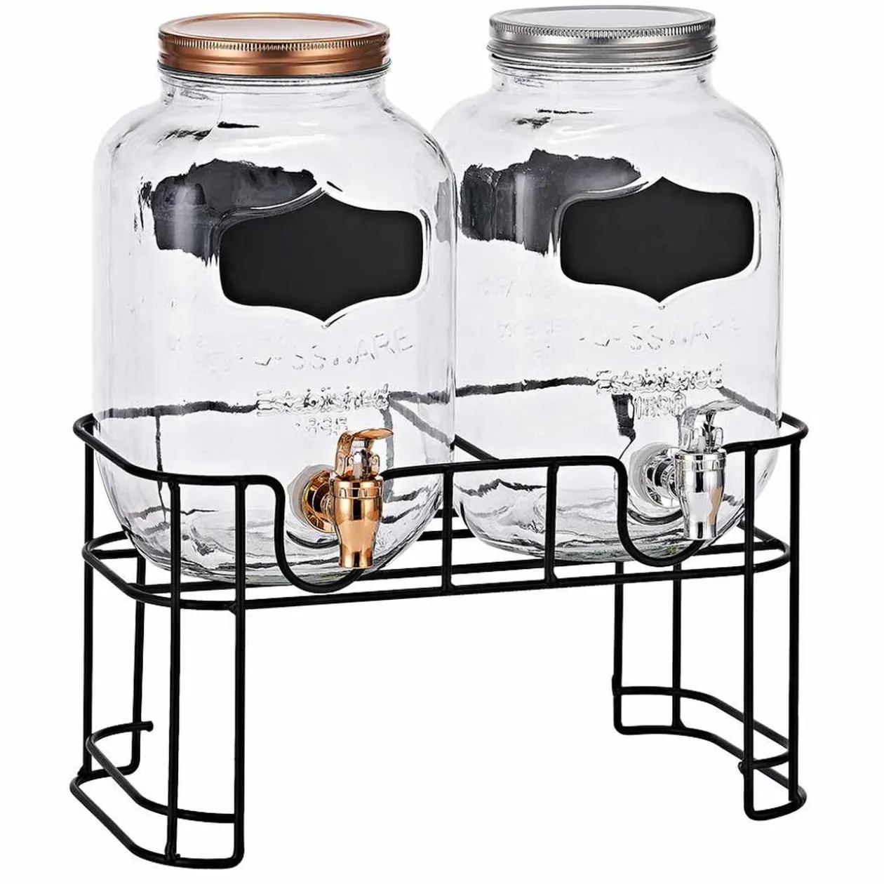 Distributeur de boissons fontaine x2 avec support